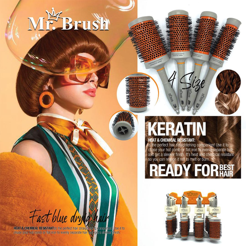 انواع برس پیچ کراتین مستر براش