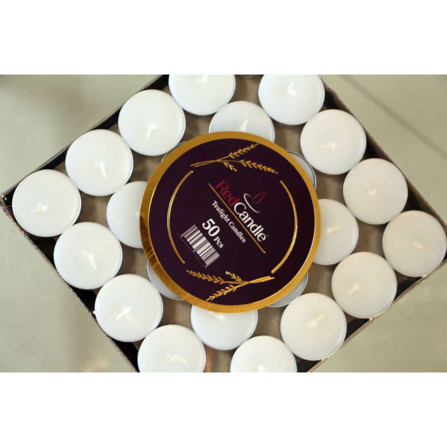 خرید شمع وارمر بسته 50 عددی رد کندل مدل Tealight با کمترین قیمت از چاوک آنلاین شاپ