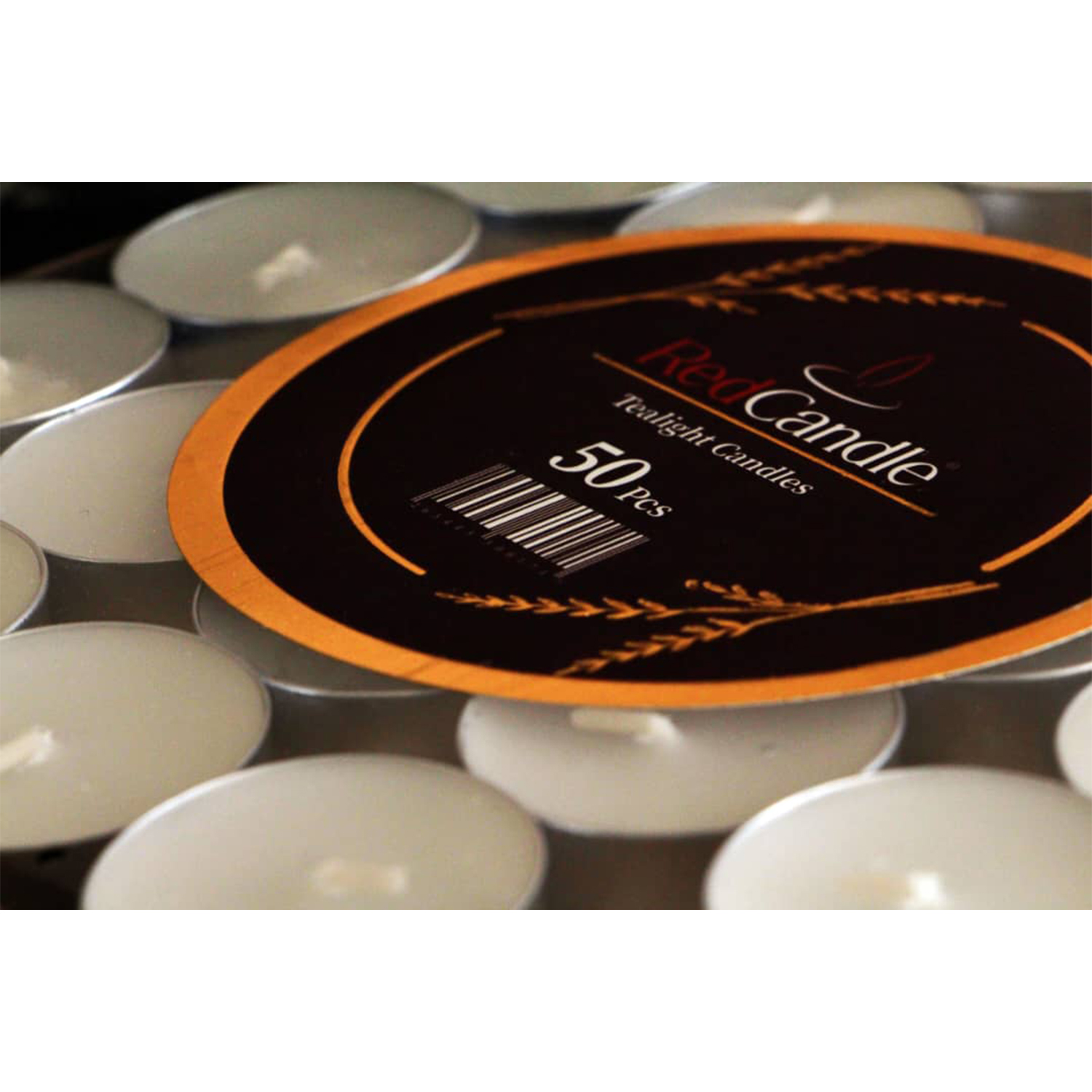 خرید شمع وارمر بسته 50 عددی  رد کندل مدل Tealight با کمترین قیمت از چاوک آنلاین شاپ