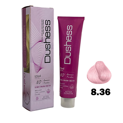 خرید رنگ مو بدون آمونیاک دوشس سری پاستل شماره 8.36 رنگ رزگلد حجم 125 میلی لیتر با کمترین قیمت از چاوک آنلاین شاپ