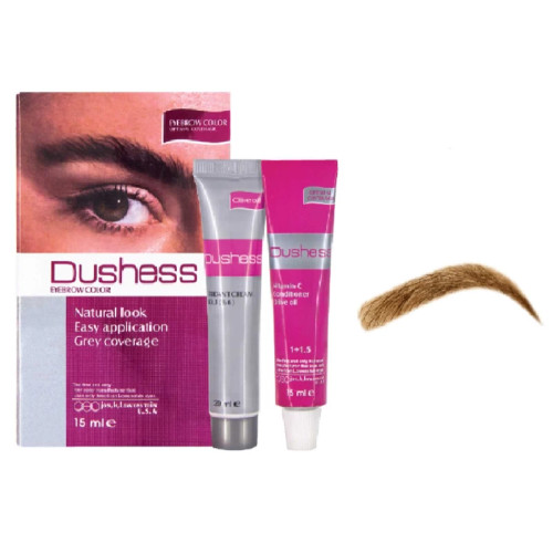 خرید کیت رنگ ابرو دوشس شماره 9 حجم 15 میلی لیتر رنگ بلوند کاراملی روشن با کمترین قیمت