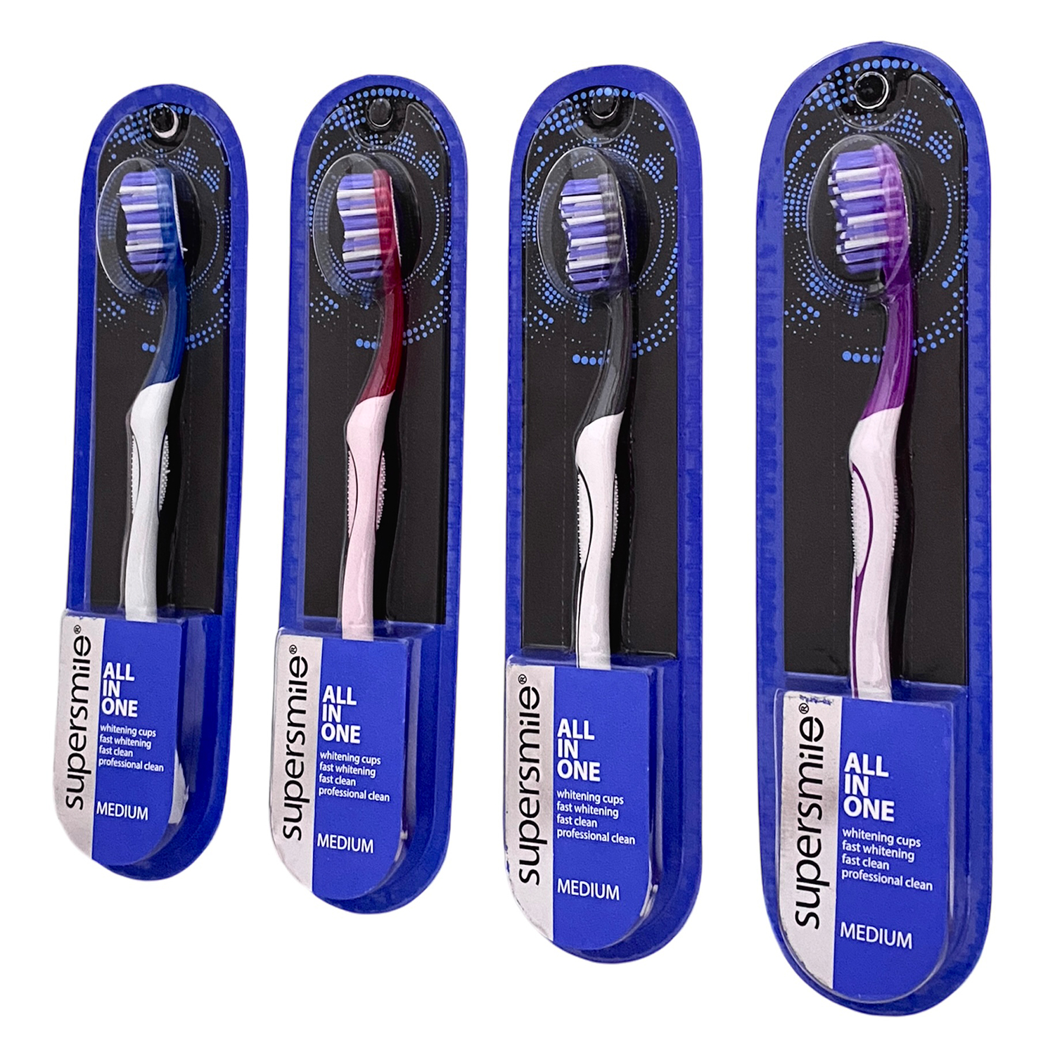 خرید مسواک بزرگسال سوپر اسمایل مدل آل این وان ( All In One )با کمترین قیمت از چاوک آنلاین شاپ - چهار رنگ