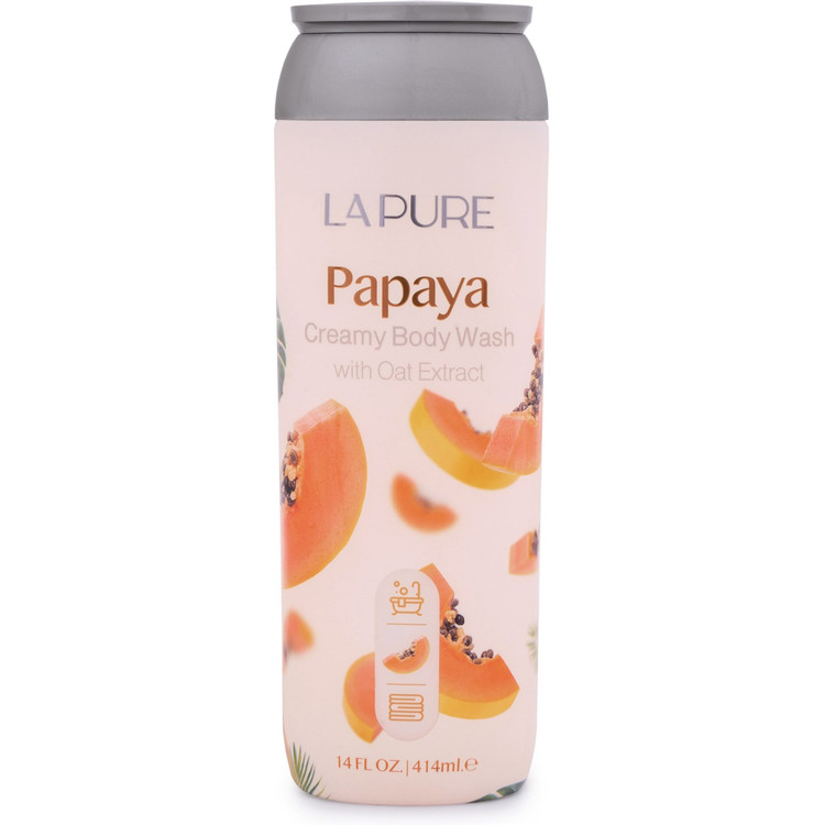 خرید اینترنتی شامپو بدن کرمی پاپایا لپیور حاوی عصاره جو دوسر حجم 414 میلی لیتر از چاوک آنلاین شاپ