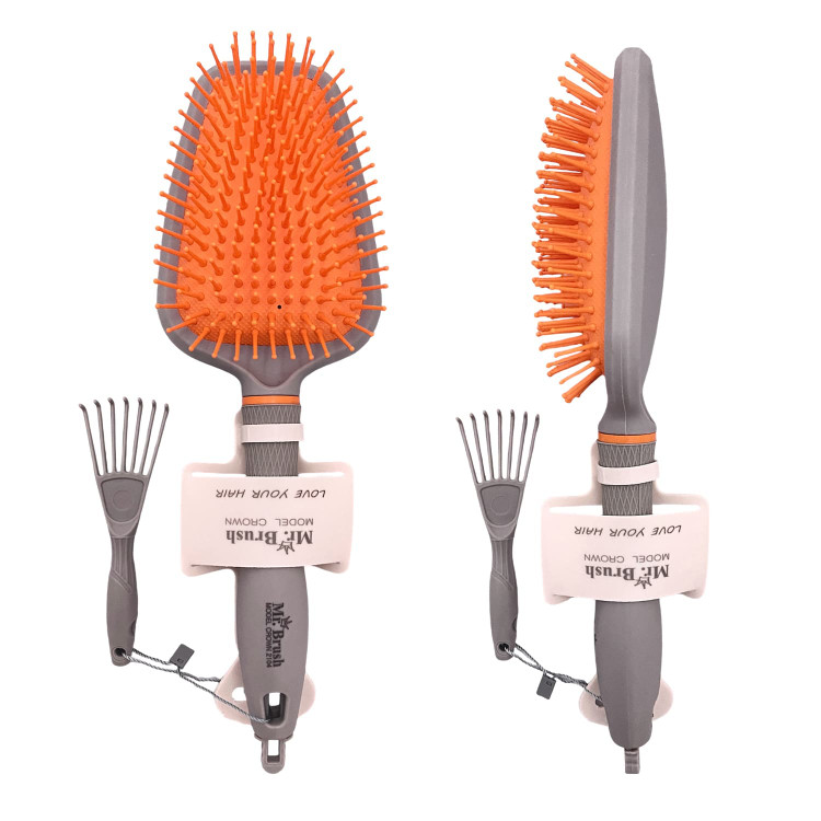 خرید برس مو مستر براش مدل Crown با سوزن پلاستیک کد 2101 الی 2104 با کمترین قیمت از چاوک آنلاین شاپ - زمرد