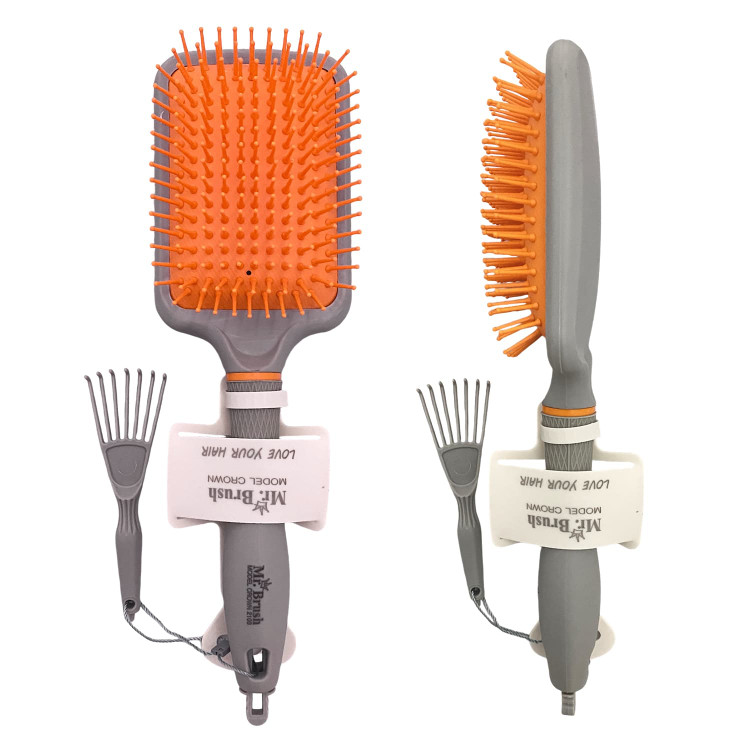 خرید برس مو مستر براش مدل Crown با سوزن پلاستیک کد 2101 الی 2104 با کمترین قیمت از چاوک آنلاین شاپ - چهارگوش