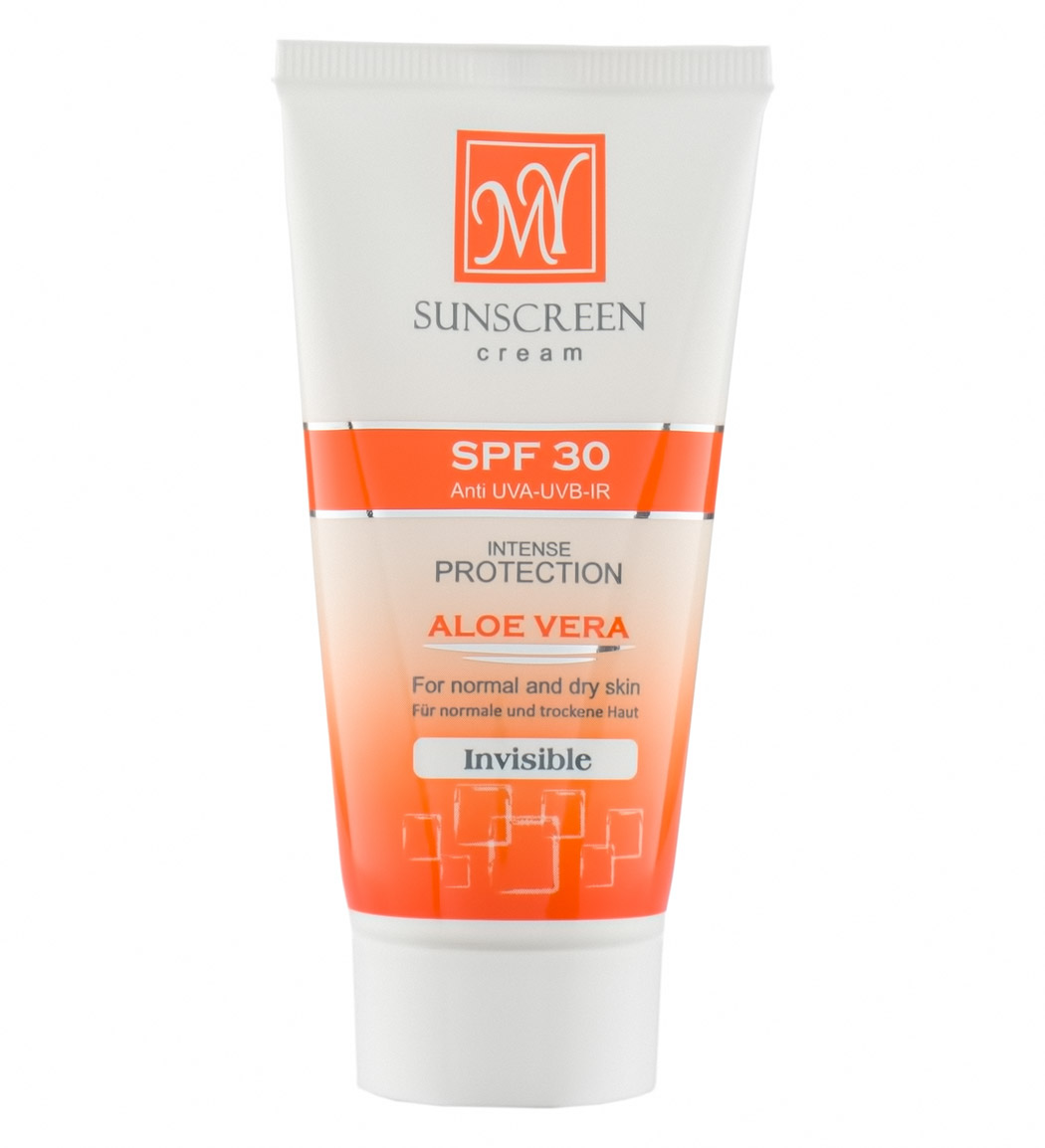 خرید کرم ضد آفتاب SPF30 بی رنگ مای مناسب پوست معمولی و خشک حجم 50 میلی لیتر با کمترین قیمت از چاوک آنلاین شاپ