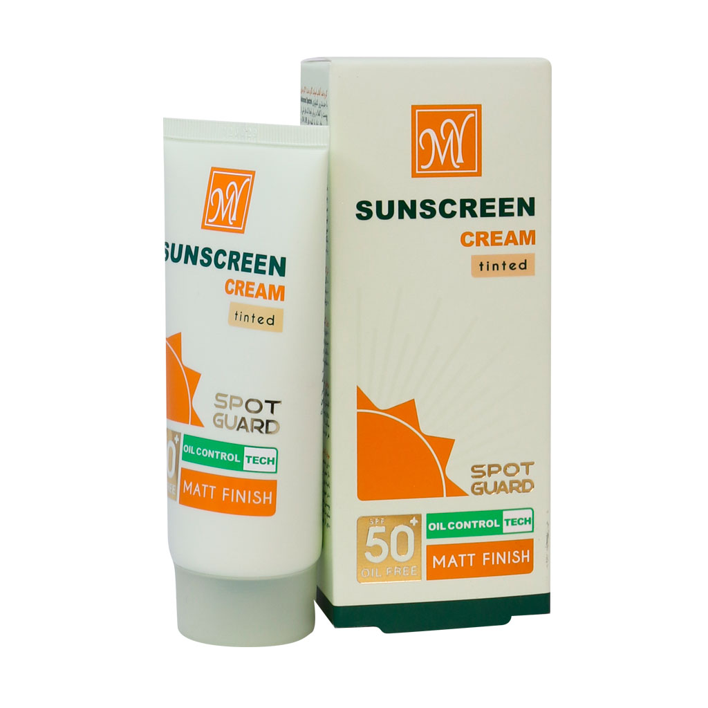 خرید کرم ضد آفتاب ضد لک فاقد چربی SPF50 اسپات گارد مای 50 میلی لیتر با کمترین قیمت از چاوک آنلاین شاپ - رنگی