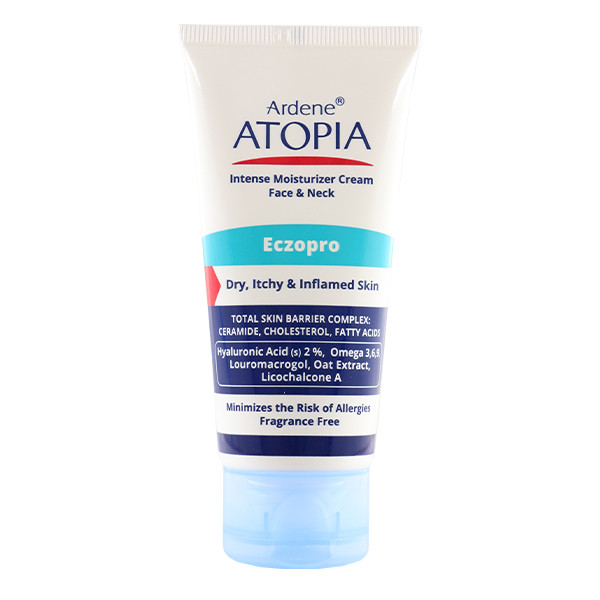 خرید کرم مرطوب کننده صورت و گردن Eczopro آردن آتوپیا مناسب پوست های خیلی خشک حجم 50 میلی لیتر با کمترین قیمت از چاوک آنلاین شاپ