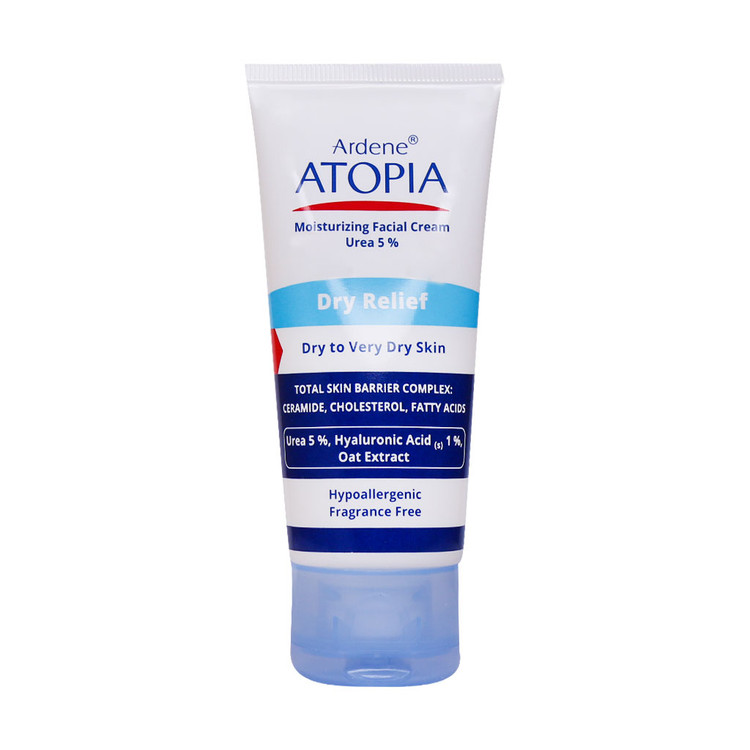 خرید کرم مرطوب کننده قوی صورت Dry Relief آردن آتوپیا حاوی 5% اوره حجم 50 میلی لیتر با کمترین قیمت از چاوک آنلاین شاپ