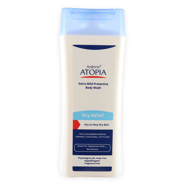 خرید لوسیون شوینده و مرطوب کننده بدن Dry Relief آردن آتوپیا مناسب پوست خشک و خیلی خشک حجم 250 میلی لیتر از چاوک آنلاین شاپ