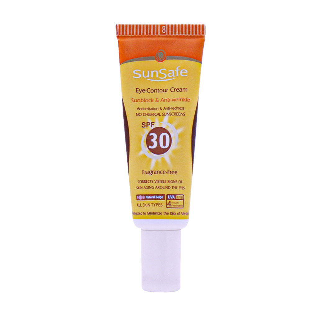 خرید کرم دور چشم حاوی ضد آفتاب SPF30 سان سیف حجم 20 میلی لیتر با کمترین قیمت از چاوک آنلاین شاپ