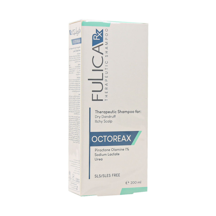 خرید اینترنتی شامپو ضد شوره پوست سر خشک فولیکا آر ایکس مدل OCTOREAX حجم 200 میلی لیتر از چاوک آنلاین شاپ