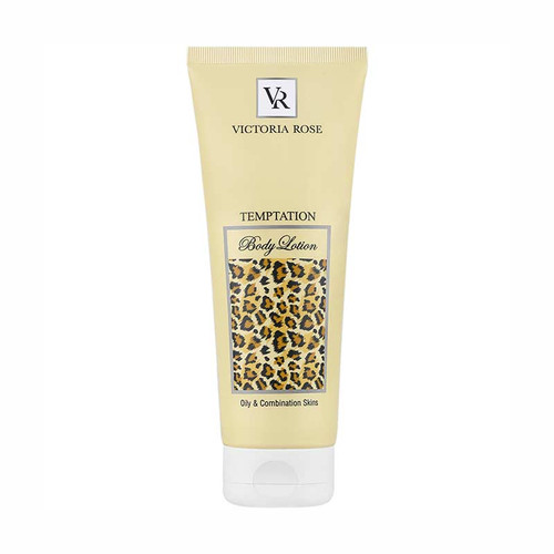 لوسیون بدن مدل تیمپتیشن مناسب پوست های چرب و مختلط ویکتوریا رز حجم 250میلی لیتر