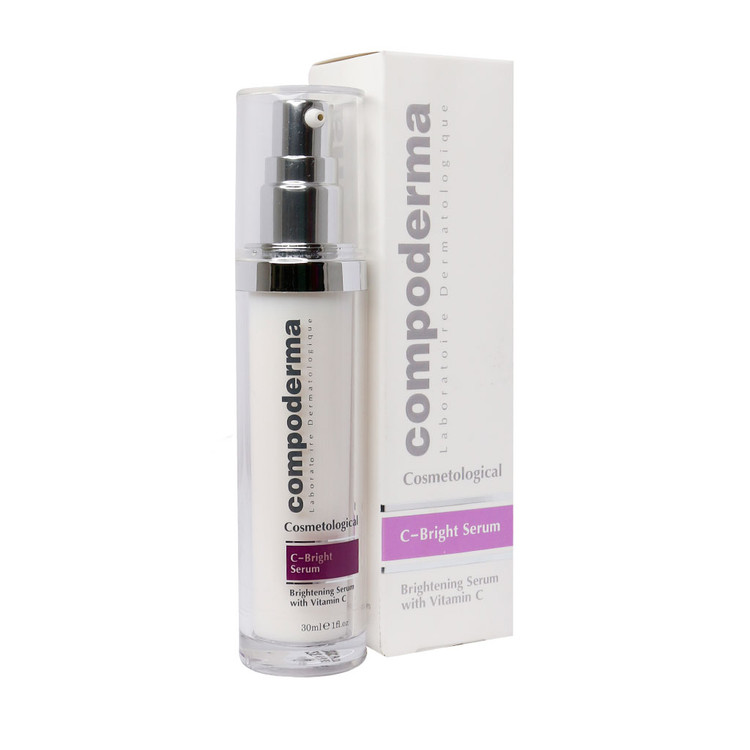 خرید اینترنتی سرم ضد لک سی برایت حاوی ویتامین C کامپودرما حجم 30 میلی لیتر از چاوک آنلاین شاپ