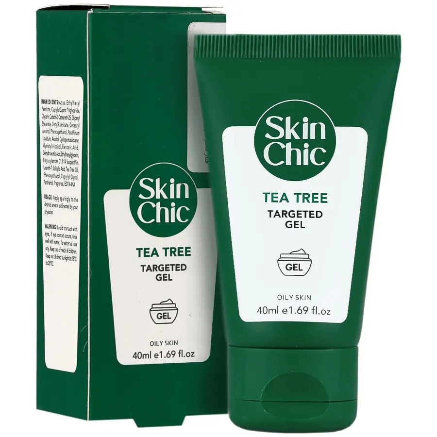 خرید اینترنتی ژل کنترل کننده چربی مدل Tea Tree اسکین شیک حجم 40 میلی لیتر از چاوک آنلاین شاپ