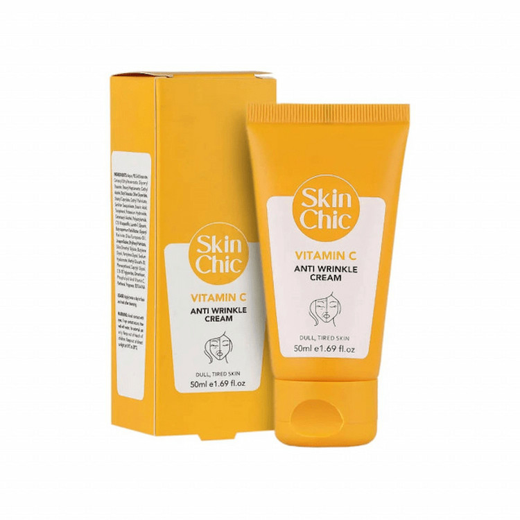 خرید اینترنتی کرم ضد چروک مدل Vitamin C اسکین شیک حجم 50 میلی لیتر از چاوک آنلاین شاپ