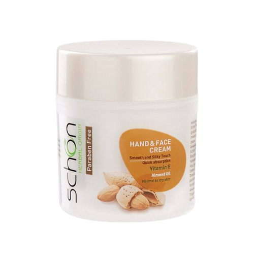 خرید اینترنتی کرم دست و صورت روغن بادام شون مناسب پوست های معمولی تا خشک حجم ۱۵۰ میلی لیتر از چاوک آنلاین شاپ