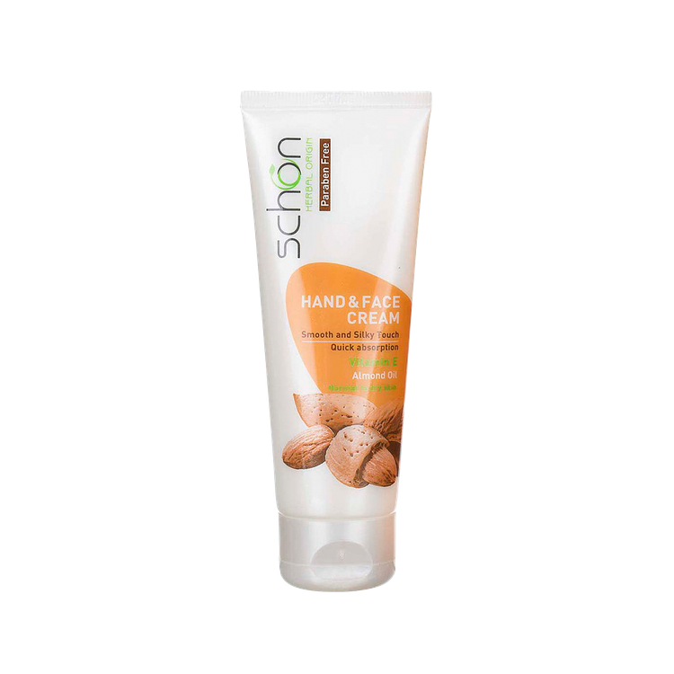 خرید اینترنتی کرم دست و صورت روغن بادام شون مناسب پوست های معمولی تا خشک حجم ۷۵ میلی لیتر از چاوک آنلاین شاپ