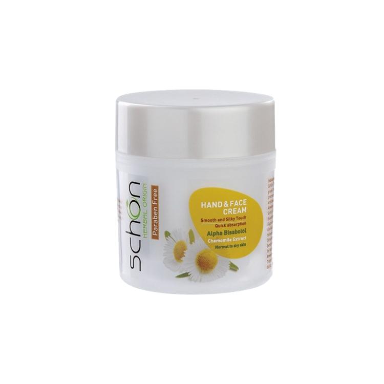 خرید اینترنتی کرم دست و صورت حاوی عصاره بابونه شون مناسب پوستهای معمولی و خشک حجم ۱۵۰میلیلیتر از جاوک آنلاین شاپ