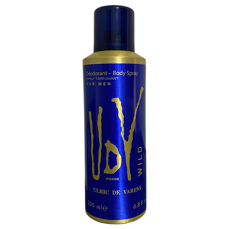 خرید اینترنتی اسپری بدن مردانه وایلد ایزیم اولریک دو وارن ( یو دی وی ) حجم 200 میلی لیتر از چاوک آنلاین شاپ