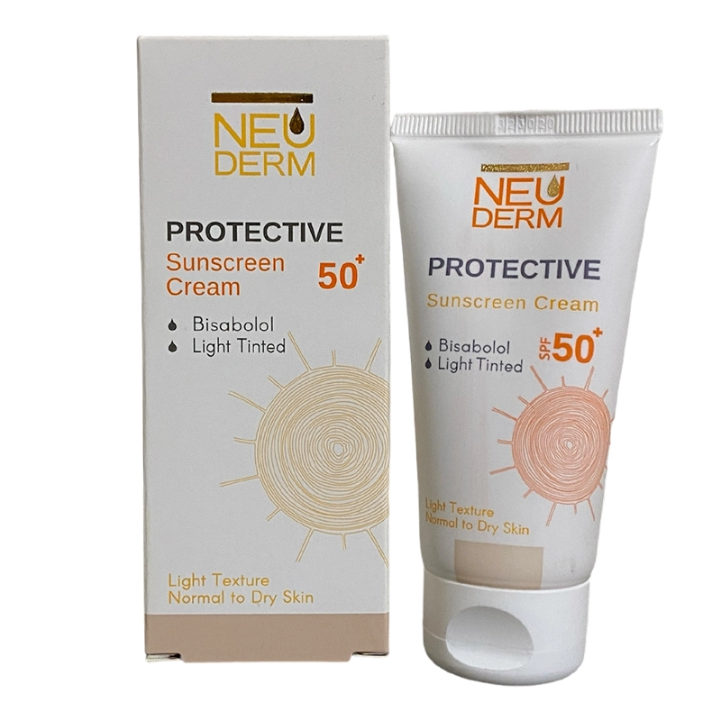 کرم ضد آفتاب پروتکتیو SPF50 نئودرم مناسب پوست های معمولی و خشک حجم 50 میلی لیتر - بژ روشن از چاوک آنلاین شاپ