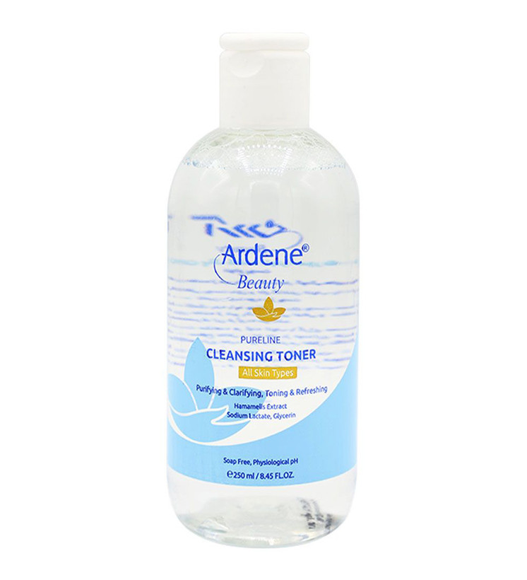 خرید اینترنتی تونر پاک کننده صورت پیورلاین آردن بیوتی حجم 250 میلی لیتر از چاوک آنلاین شاپ