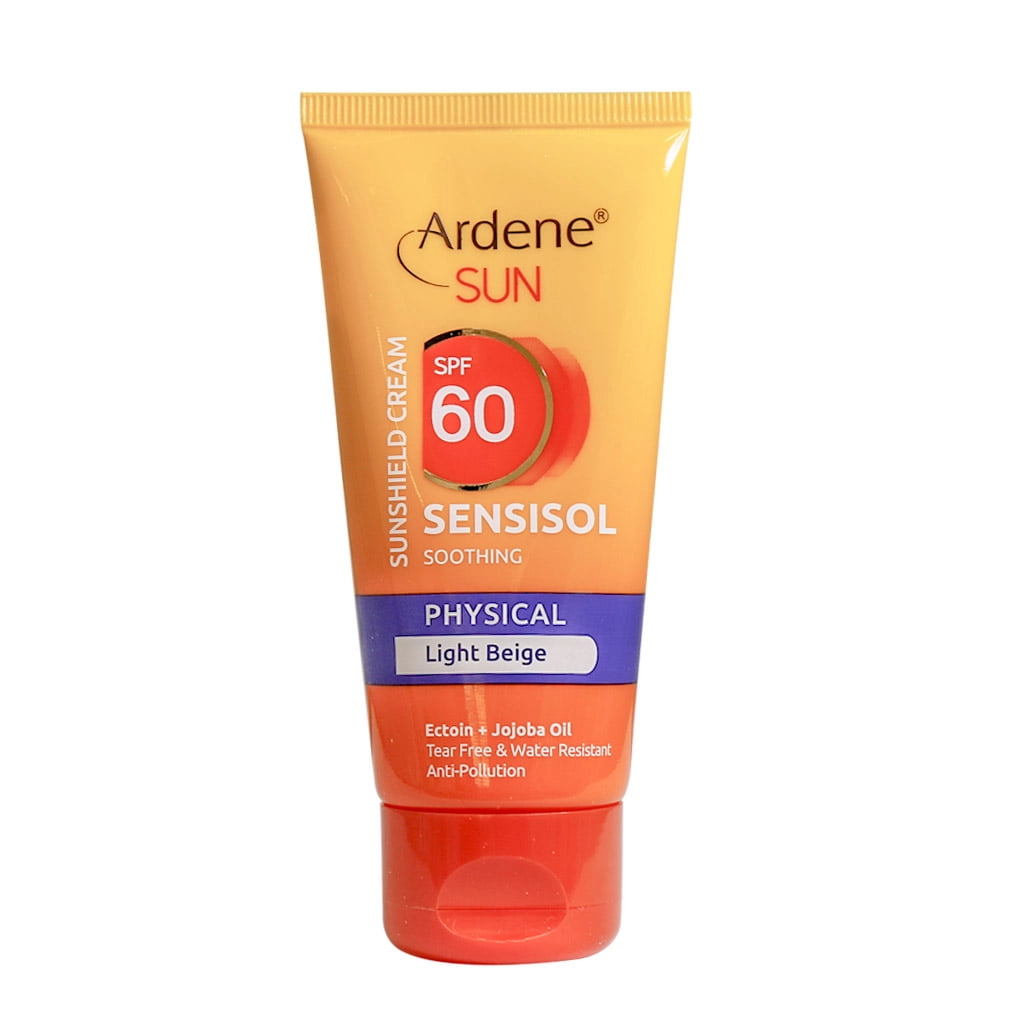 خرید اینترنتی کرم ضد آفتاب رنگی SPF60 فاقد جاذب های شیمیایی آردن مناسب پوست های خشک و حساس حجم 50 میلی لیتر از چاوک آنلاین شاپ