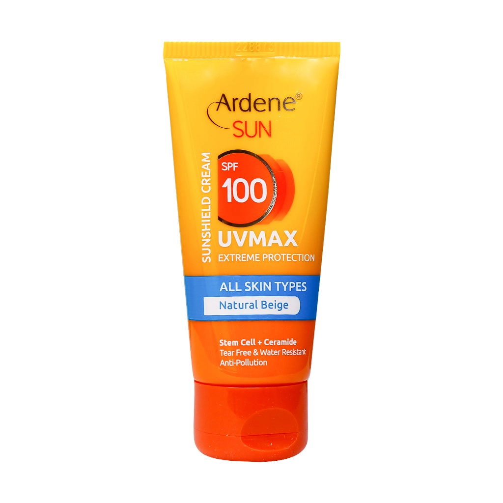 خرید اینترنتی کرم ضد آفتاب SPF100 یو وی مکس آردن مناسب انواع پوست حجم 50 میلی لیتر از چاوک آنلاین شاپ