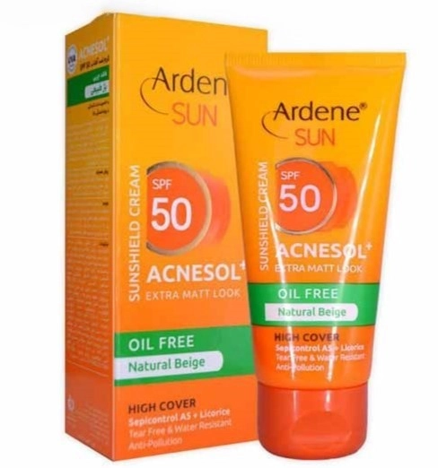 خرید اینترنتی خرید اینترنتی کرم ضد آفتاب بژ طبیعی فاقد چربی مدل Acnesol SPF50  آردن سان حجم 50 میلی لیتر از چاوک آنلاین شاپ