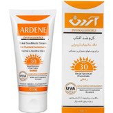 خرید اینترنتی کرم ضد آفتاب رنگی SPF30 آردن فاقد جاذب های شیمیایی مناسب پوست های معمولی و حساس ۵۰ گرم از چاوک آنلاین شاپ