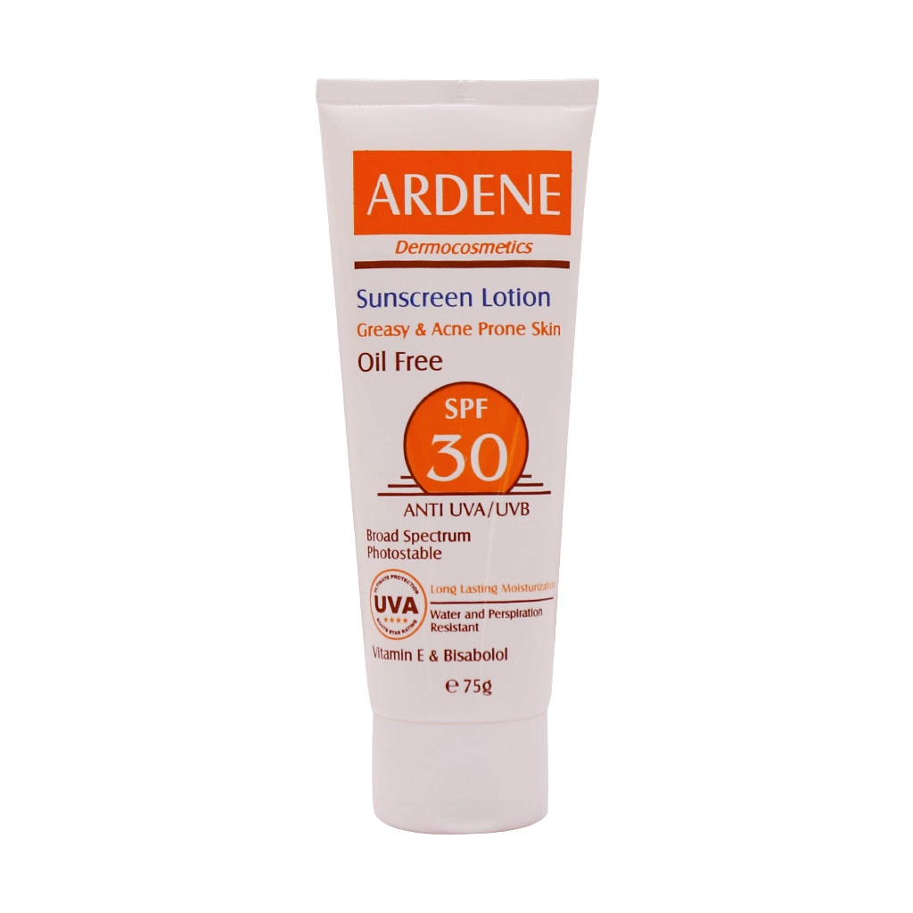 خرید اینترنتی لوسیون ضد آفتاب SPF30 با خاصیت دافع حشرات آردن سان حجم 75 میلی لیتر از چاوک آنلاین شاپ