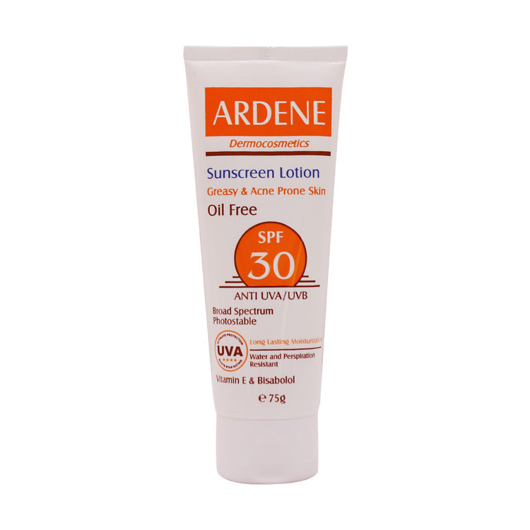 خرید اینترنتی لوسیون ضد آفتاب SPF30 با خاصیت دافع حشرات آردن سان حجم 75 میلی لیتر از چاوک آنلاین شاپ