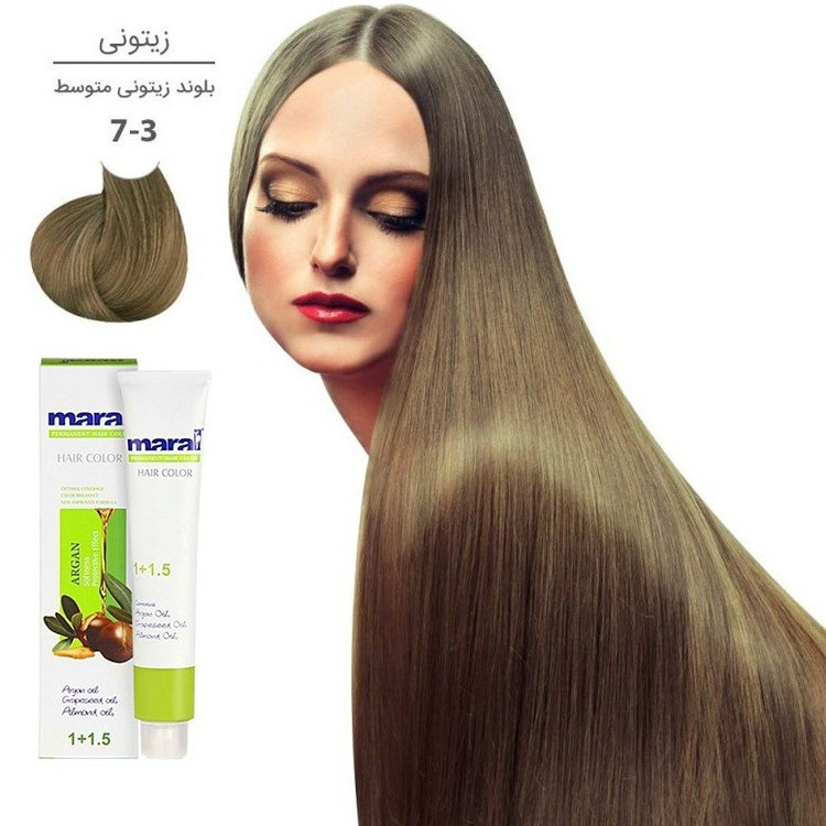 خرید اینترنتی رنگ موی مارال سری زیتونی مارال حجم 100 میلی لیتر از چاوک آنلاین شاپ