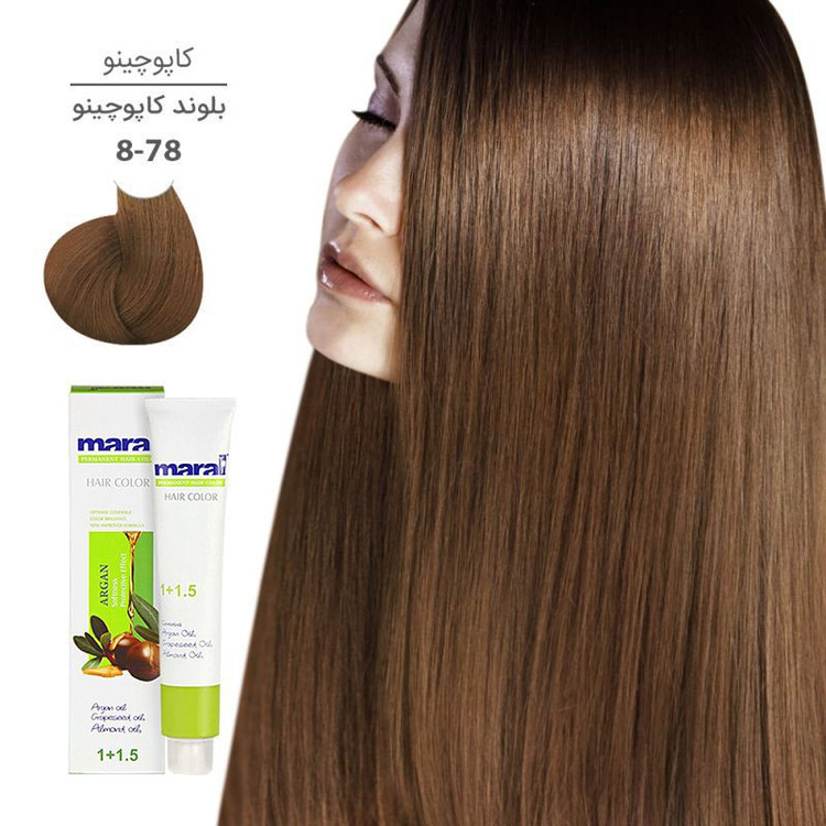 خرید اینترنتی رنگ موی سری کاپوچینو مارال حجم 100 میلی لیتر از چاوک آنلاین شاپ