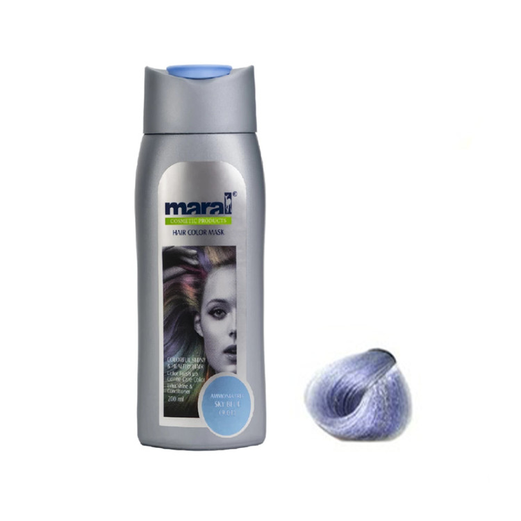 خرید اینترنتی شامپو رنگ مارال 9.01 آبی آسمانی حجم 200 میلی لیتر از چاوک آنلاین شاپ