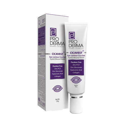 خرید اینترنتی ژل التیام دهنده دور چشم و پلک پرودرما حجم 20 میلی لیتر از چاوک آنلاین شاپ