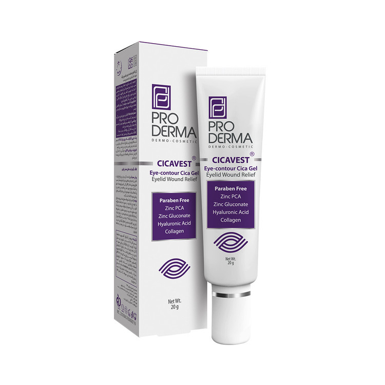 خرید اینترنتی ژل التیام دهنده دور چشم و پلک پرودرما حجم 20 میلی لیتر از چاوک آنلاین شاپ