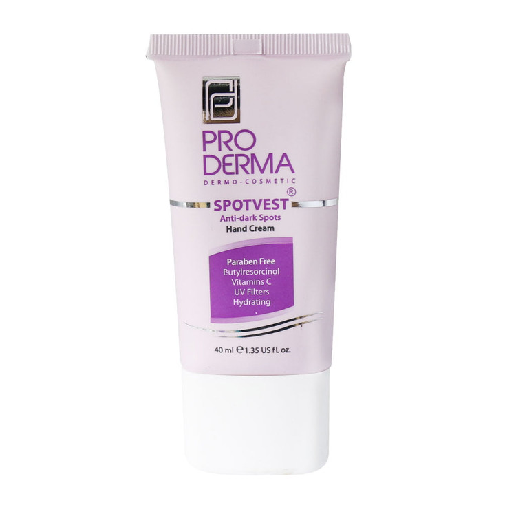 خرید اینترنتی کرم روشن کننده و ضد لک دست پرودرما حجم ۴۰ میلی لیتر از چاوک آنلاین شاپ