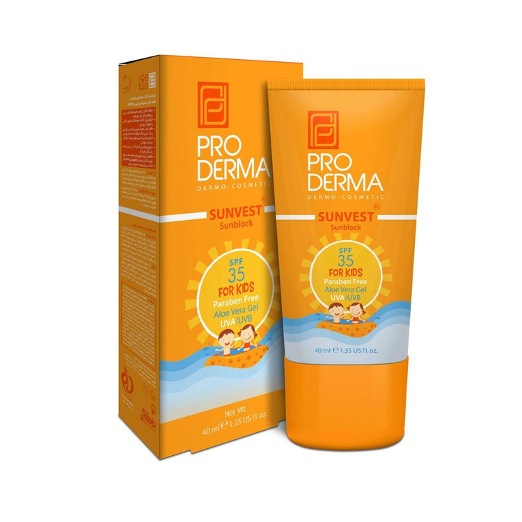 خرید اینترنتی کرم ضد آفتاب کودکان SPF35 پرودرما حجم 40 میلی لیتر از چاوک آنلاین شاپ