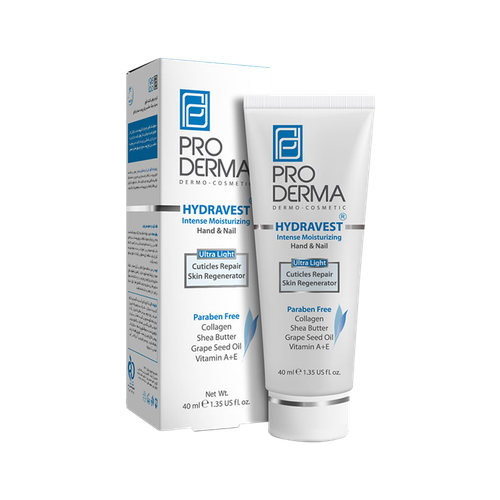 خرید اینترنتی کرم مرطوب کننده دست و ناخن پرودرما حجم ۴۰ میلی لیتر از چاوک آنلاین شاپ