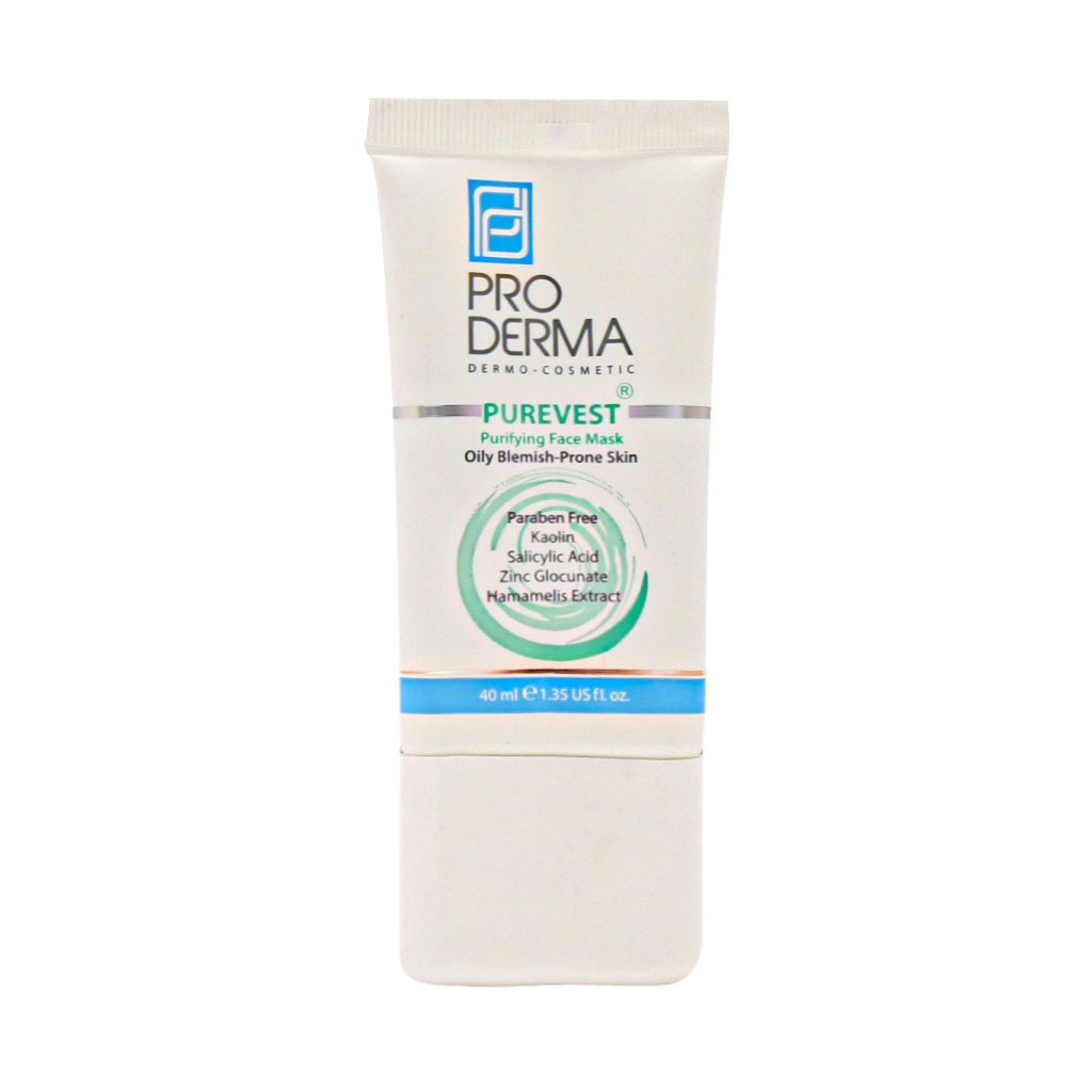 خرید اینترنتی ماسک پاکسازی کننده پوست صورت پرودرما حجم 40 میلی لیتر از چاوک آنلاین شاپ