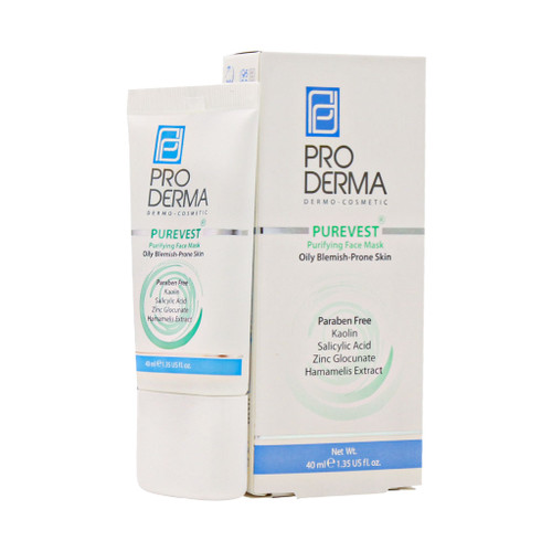 خرید اینترنتی ماسک پاکسازی کننده پوست صورت پرودرما حجم 40 میلی لیتر از چاوک آنلاین شاپ