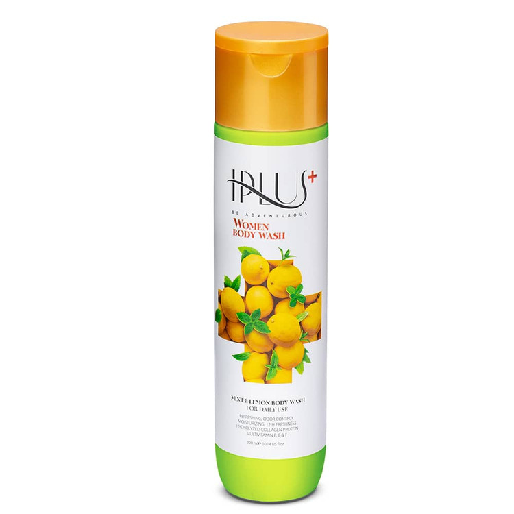 خرید اینترنتی شامپو بدن عصاره نعناع و لیمو آی پلاس حجم 300 میلی لیتر از چاوک آنلاین شاپ