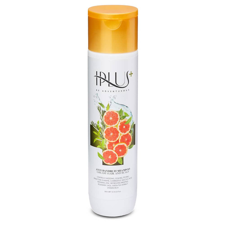 خرید اینترنتی شامپو ضدشوره مخصوص موهای چرب آی پلاس حجم 300 میلی لیتر از چاوک آنلاین شاپ