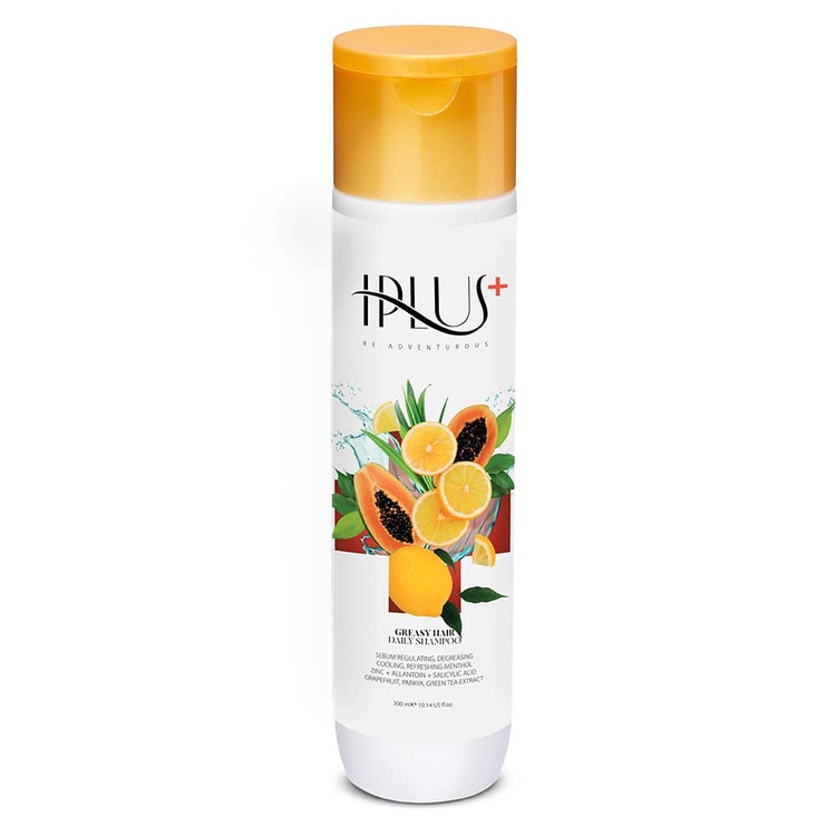 خرید اینترنتی شامپو کرمی روزانه آی پلاس مناسب موهای چرب حجم 300 میلی لیتر از چاوک آنلاین شاپ