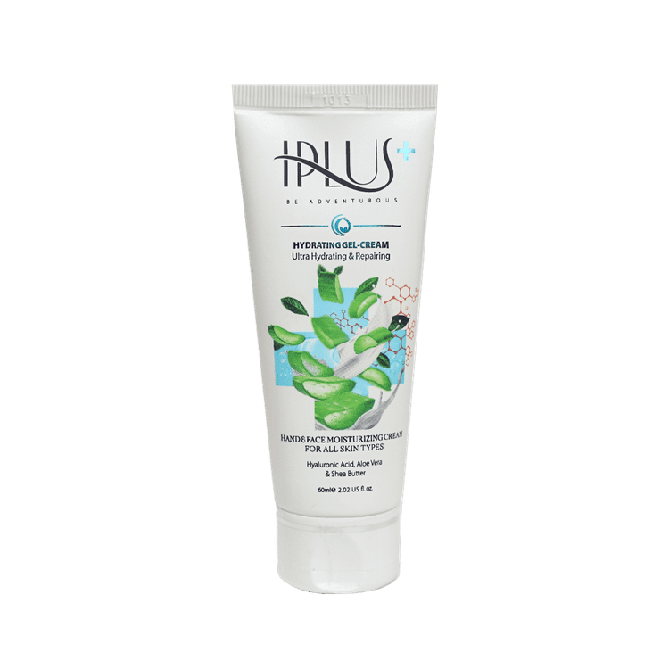 خرید اینترنتی کرم ژل آبرسان آلوئه ورا و هیالورونیک اسید آی پلاس حجم 60 میلی لیتر از چاوک آنلاین شاپ