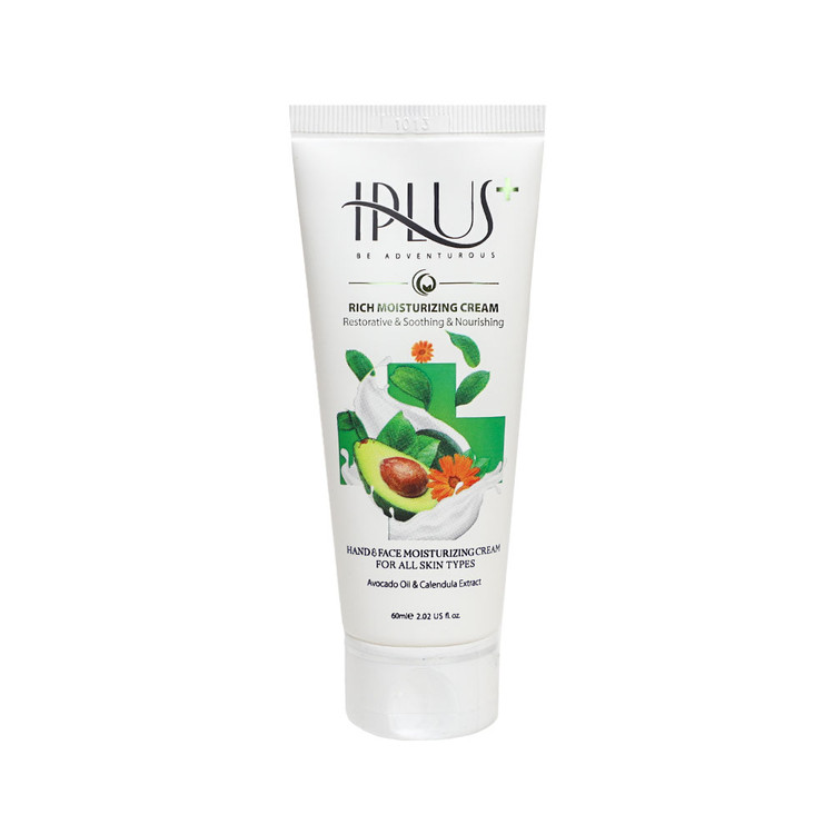 خرید اینترنتی کرم مرطوب کننده قوی حاوی روغن آووکادو و عصاره کالاندولا آی پلاس حجم 60 میلی لیتر از چاوک آنلاین شاپ