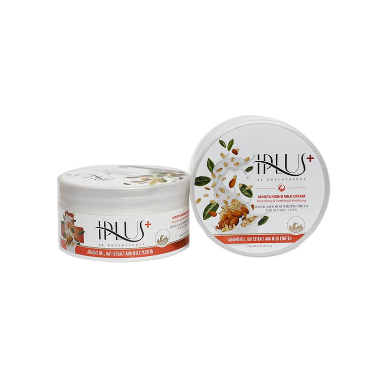 خرید اینترنتی کرم آبرسان کاسه ای روغن بادام و جوی دوسر آی پلاس حجم 200 میلی لیتر از چاوک آنلاین شاپ