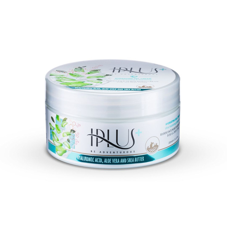 خرید اینترنتی کرم ژل آبرسان آلوئه ورا و هیالورونیک اسید آی پلاس حجم 200 میلی لیتر از چاوک آنلاین شاپ