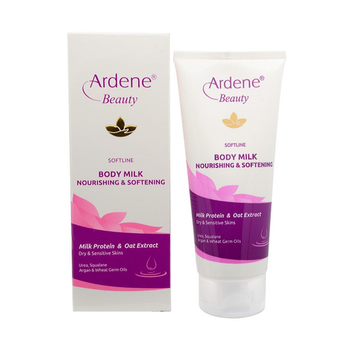 خرید اینترنتی شیر بدن مغذی و نرم کننده سافت لاین مناسب پوست خشک و حساس آردن بیوتی حجم 200 میلی لیتر از چاوک آنلاین شاپ